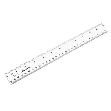 Vivid Flowers 12 Inch Standard and Metric Plastic Ruler Vivid Flowers 12 Inch Standard and Metric Plastic Ruler